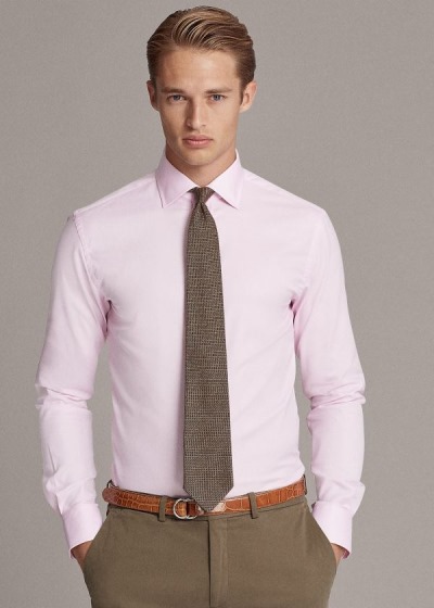 Camisa Ralph Lauren Hombre Rosas - Easy Care Twill - ULHYA4273